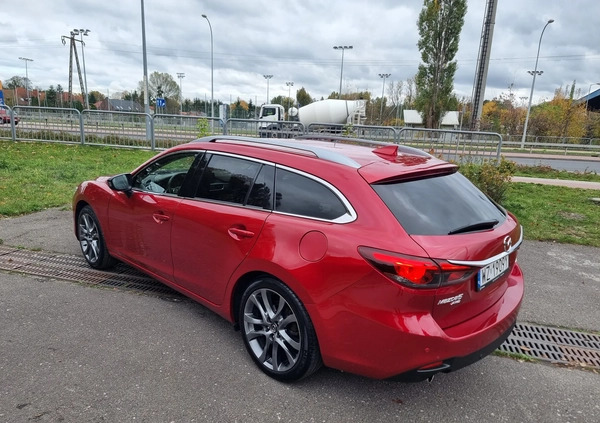 Mazda 6 cena 59900 przebieg: 188000, rok produkcji 2015 z Pruszków małe 631